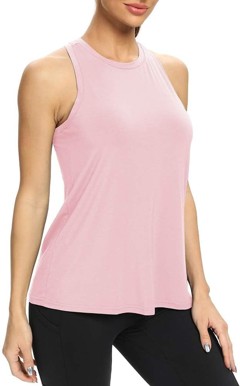 Workout Tank Tops for Women Loose Fit Racerback Yoga Running Dance Shirts