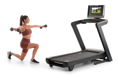 Commercial Series 1750; Ifit-Enabled Treadmill for Running and Walking with 14 Inch Pivoting Touchscreen