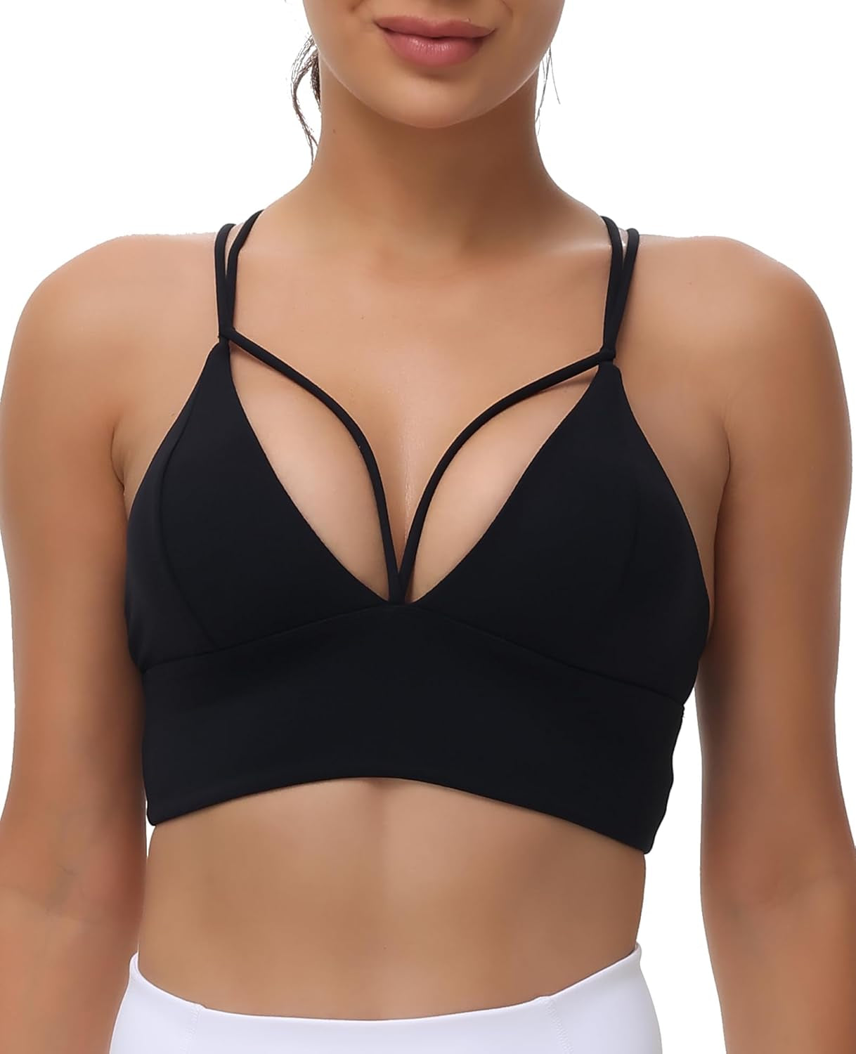 Bralettes for Women Strappy Sports Bra Rave Top Festival Outfits Sexy Bras